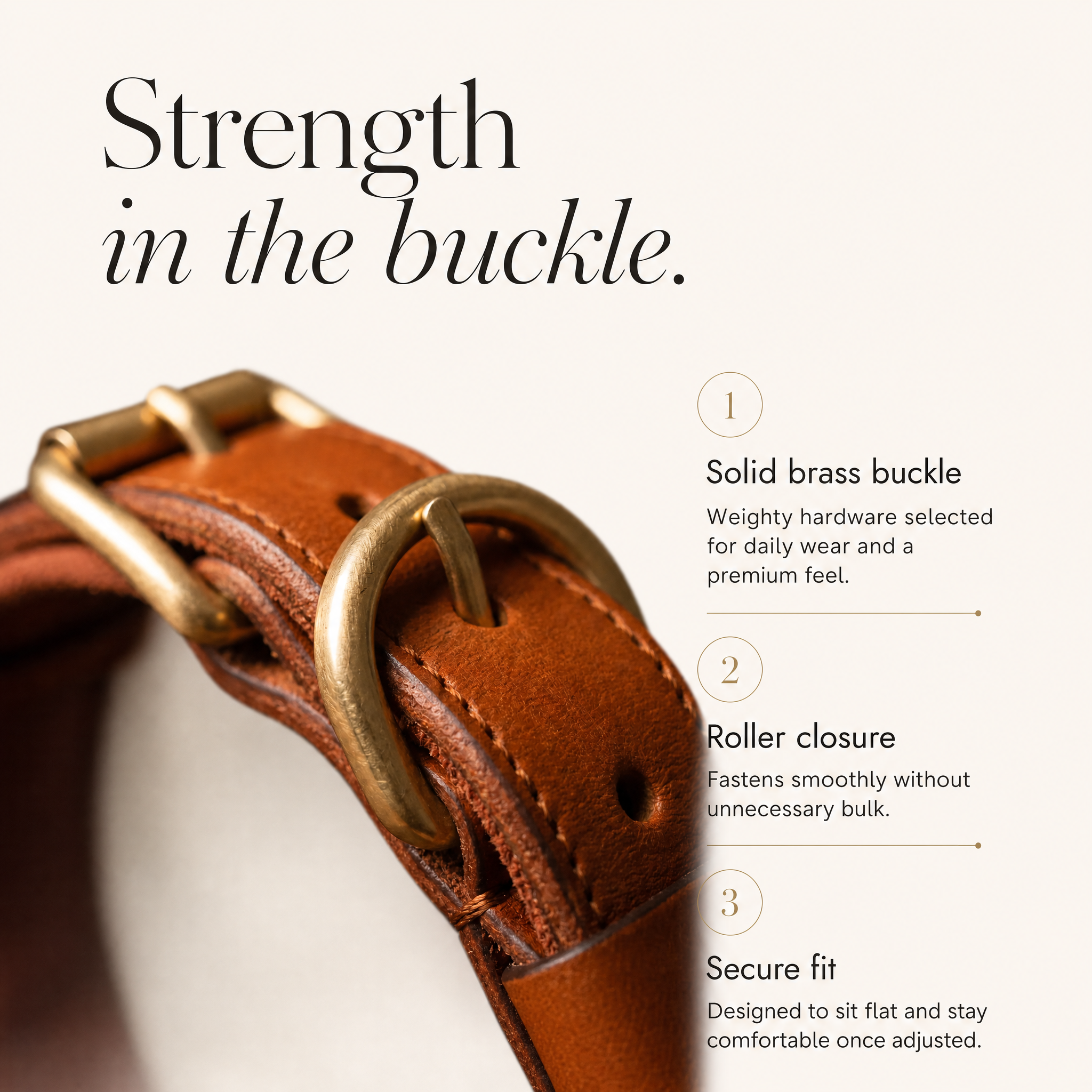 Luxury Leather Dog Collar and Leash with Airtag