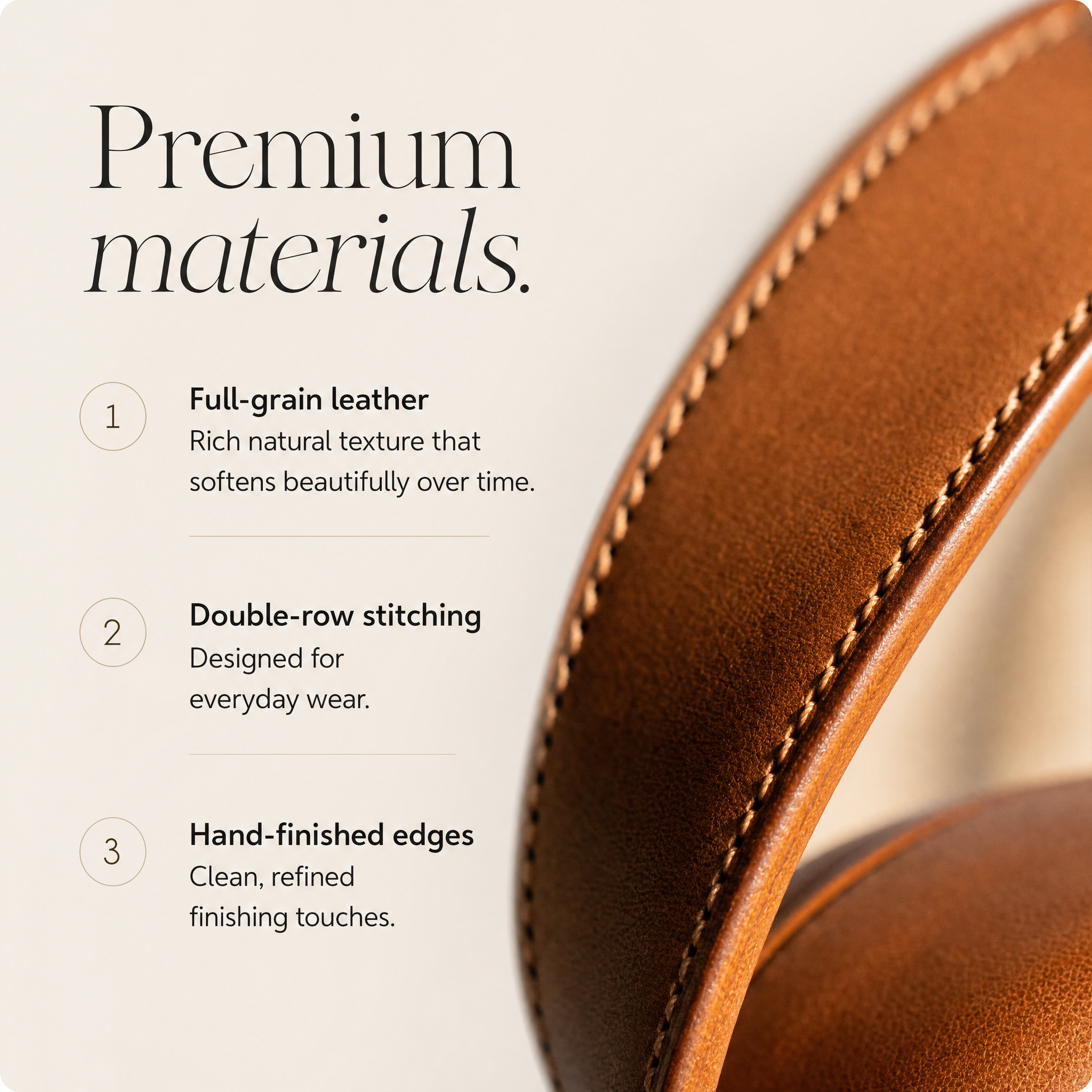 Luxury Leather Dog Collar and Leash with Airtag